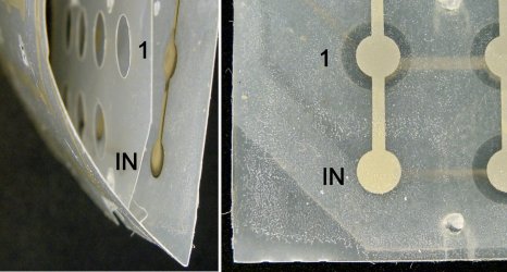 The keypad on a later Big Trak is missing the hole for IN key.