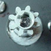 Gear mounted on shaft