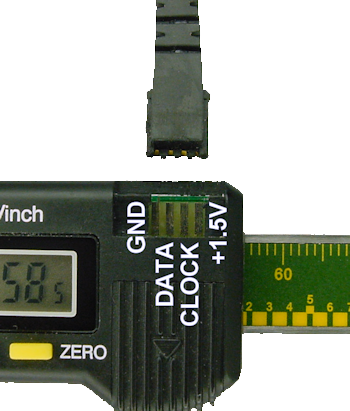Pinout of imported digital caliper