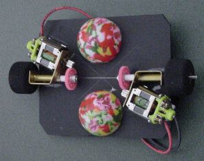 Underside of Mike's spinning Critter-Crunch robot