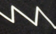 Advanced line-following course zigzag