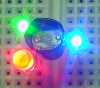 Cadmium-sulfide color sensor at full power!!