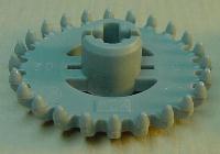 Left-most crown gear side-view