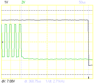 TSOP4038 time to stop detection
