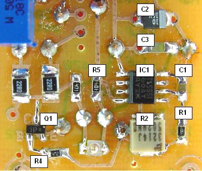 38-kHz infrared emitter with surface-mount components
