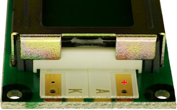 Backlight connection for Nanox LCD