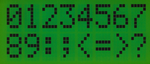 LCD character set page 02