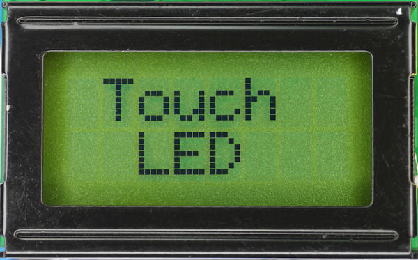 LCD Display Touch LED