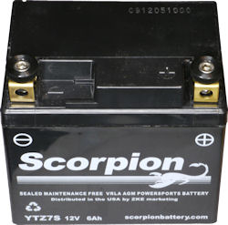 12V valve-regulated lead-acid VRLA Absorbent glass mat AGM battery