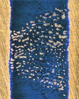 Overheated transfer film