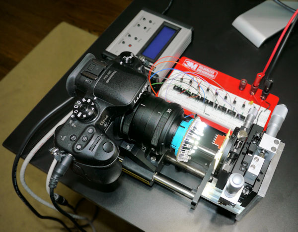 Nano with XY stage StackShot and ring light