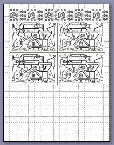 Multiple circuit boards laid out in Microsoft Visio