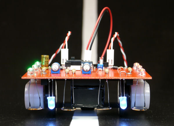 Open Face Sandwich robot with red PCB