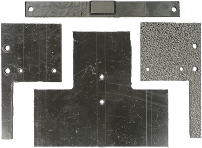 Robot frame parts made from ABS
