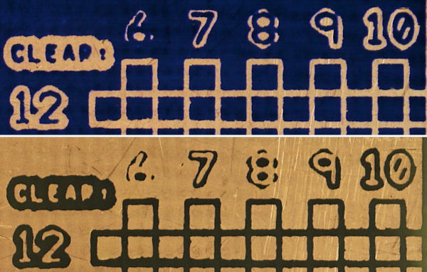 Clearance on home etched PCB