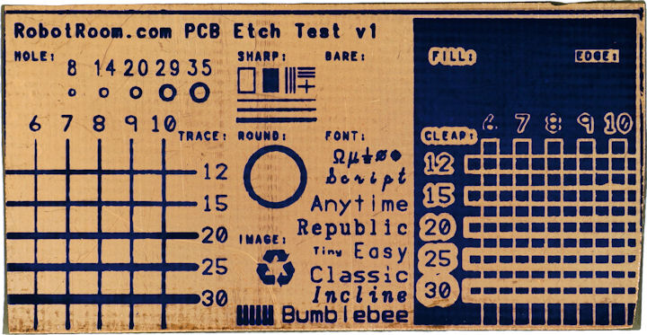 Good result of transferring toner to copper clad board