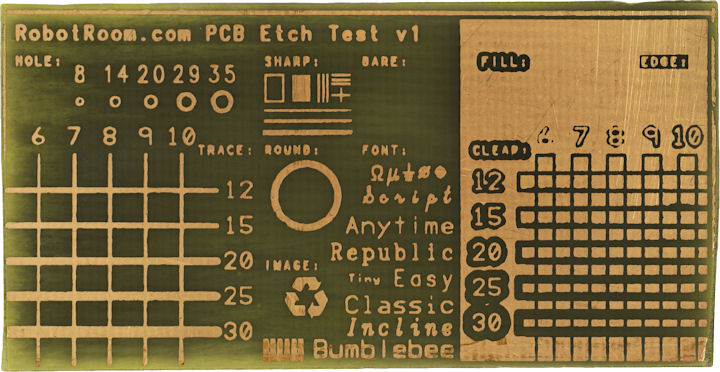 Nicely etched PCB using toner transfer method