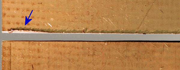 What a difference it makes to sand the copper clad edge