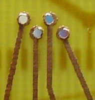 Four holes too close together with too thin of pad circles