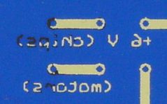 The film showing the black toner that failed to transfer
