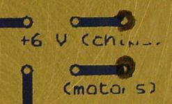 Attempt to restore via and pattern using permanent marker