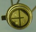 Small photoresistor, hermetic, cross