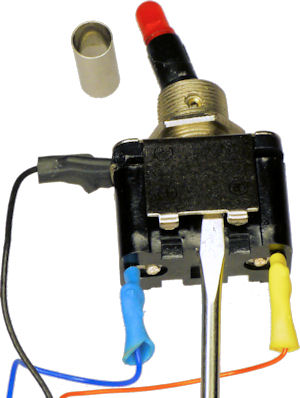 Cracking open a toggle switch