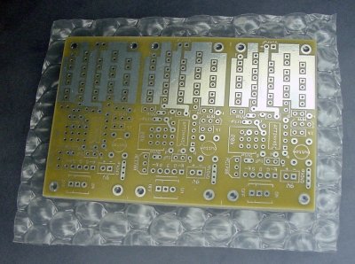 Vacuum-sealed bubblewrap PCBs.