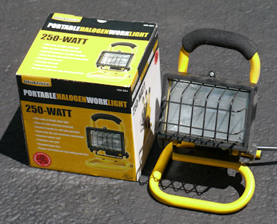 Portable halogen work light WorkForce #429 804
