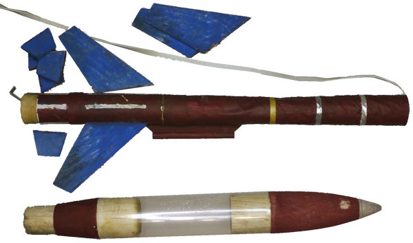 Model rocket rescued from a tree