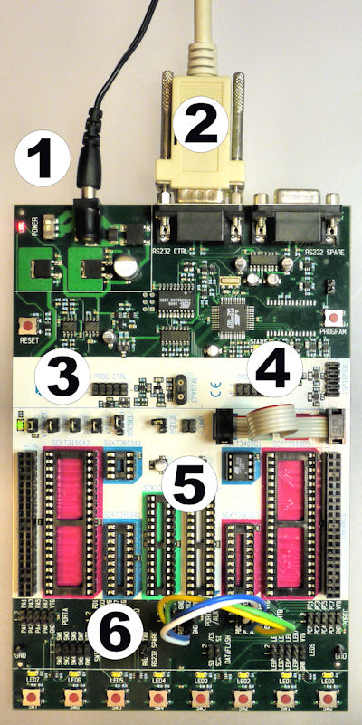 Atmel STK500 programmer setup for tiny AVR 8 pin chip