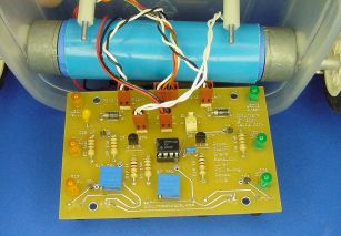 Motherboard connected to the robot&rsquo;s body with Molex KK connectors