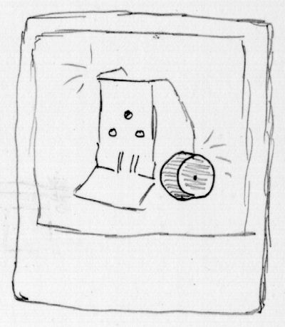 Photograph of Sumo robot entered in a contest