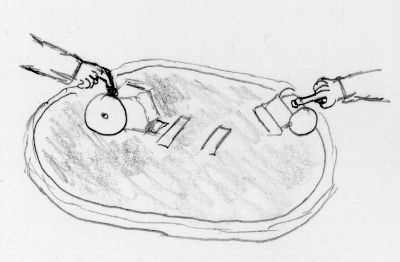 Ready to push robot start buttons