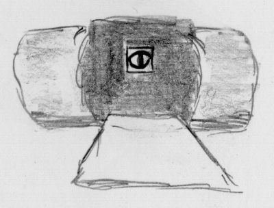 Wide tires, scoop, dark body, and opponent sensor