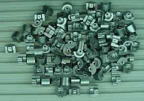 One hundred tiny weight, ready for proper disposal